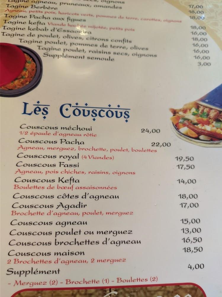 Le Pacha - Menu Image 1